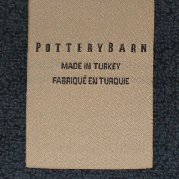 NEW Pottery Barn Hydrocotton Quick Dry 3 Blue Washcloths Cotton Made in Turkey - Picture 2 of 8